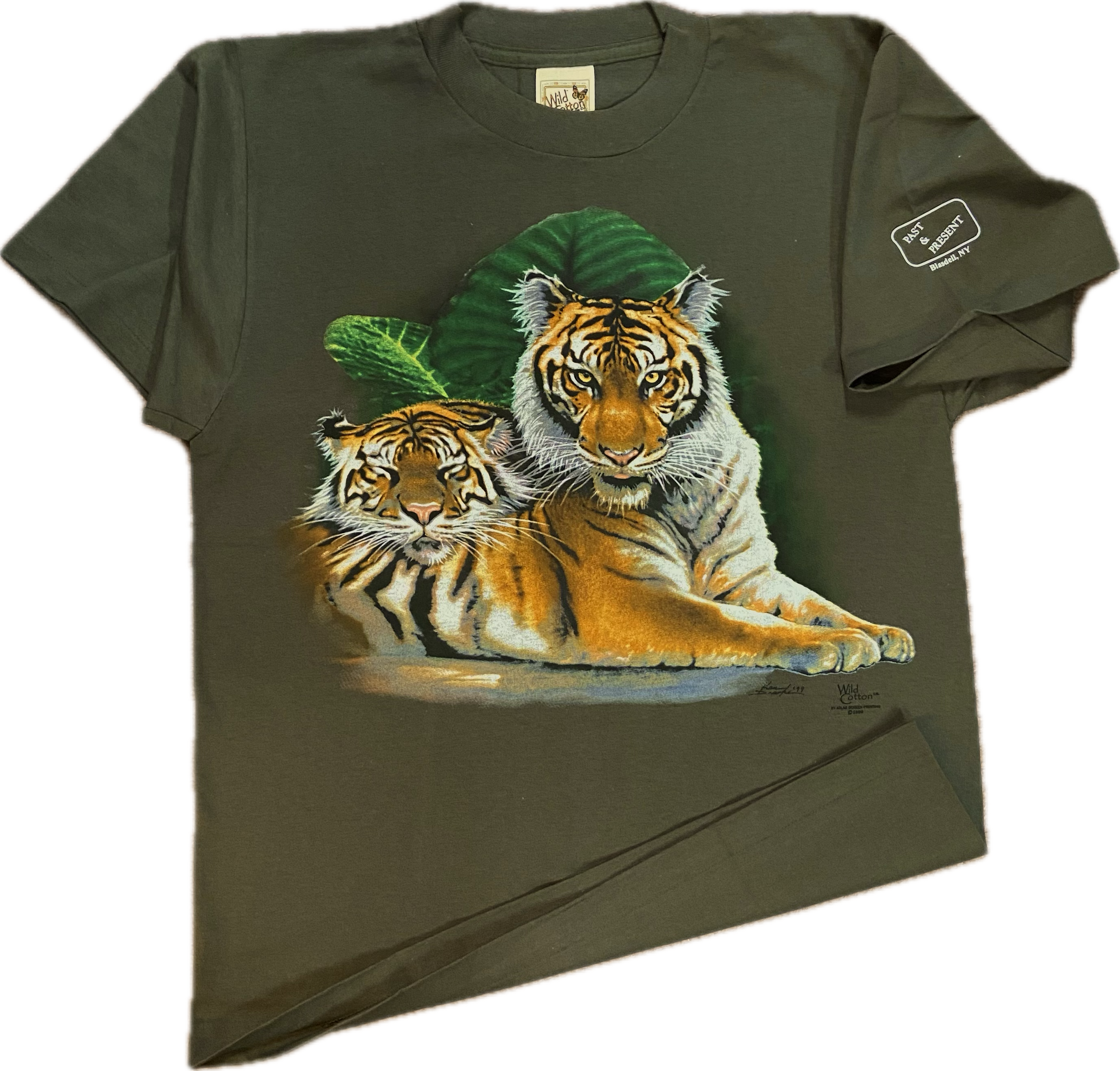 Tiger T-shirt, Adult – Past & Present Science and Nature Store