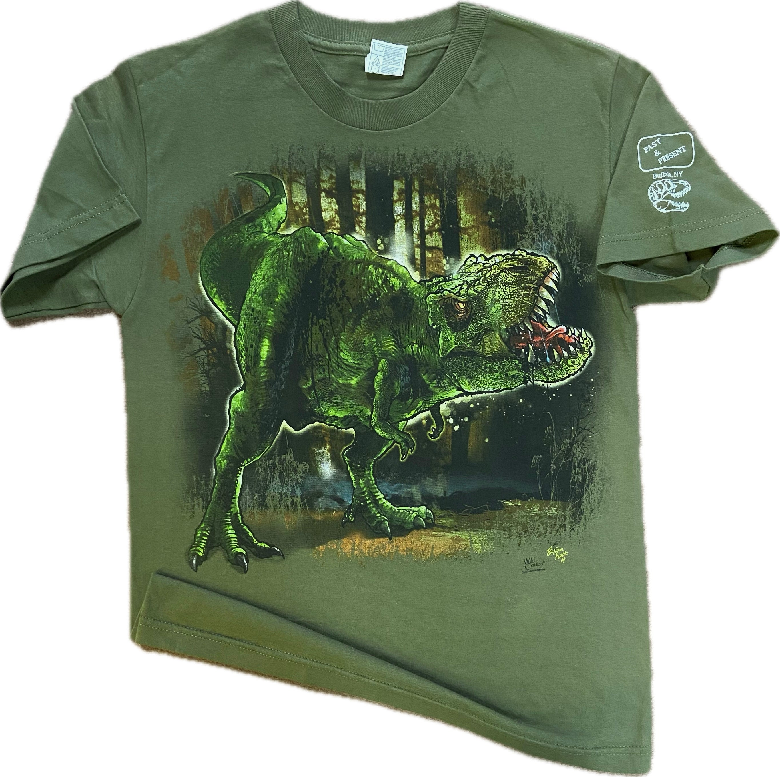 最終価格⚠️新品未使用　T-REX LONG SLEEVE T-SHIRT KIN Stompin' T.rex T-shirt, Adult – Past & Present Science and Nature