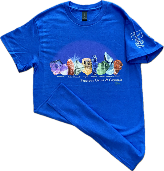 Precious Gems & Crystals T-Shirt, Adult