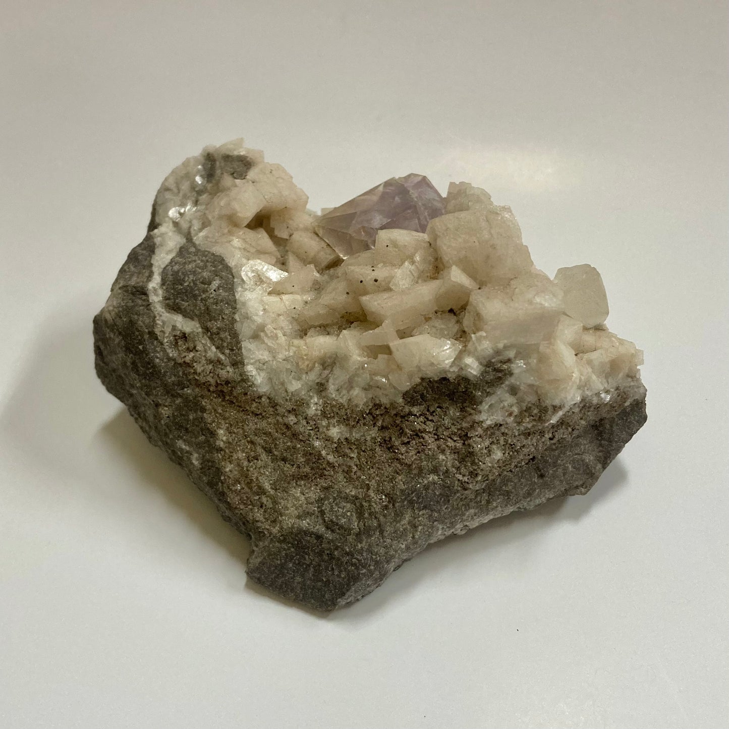 Fluorite & Calcite on Dolomite