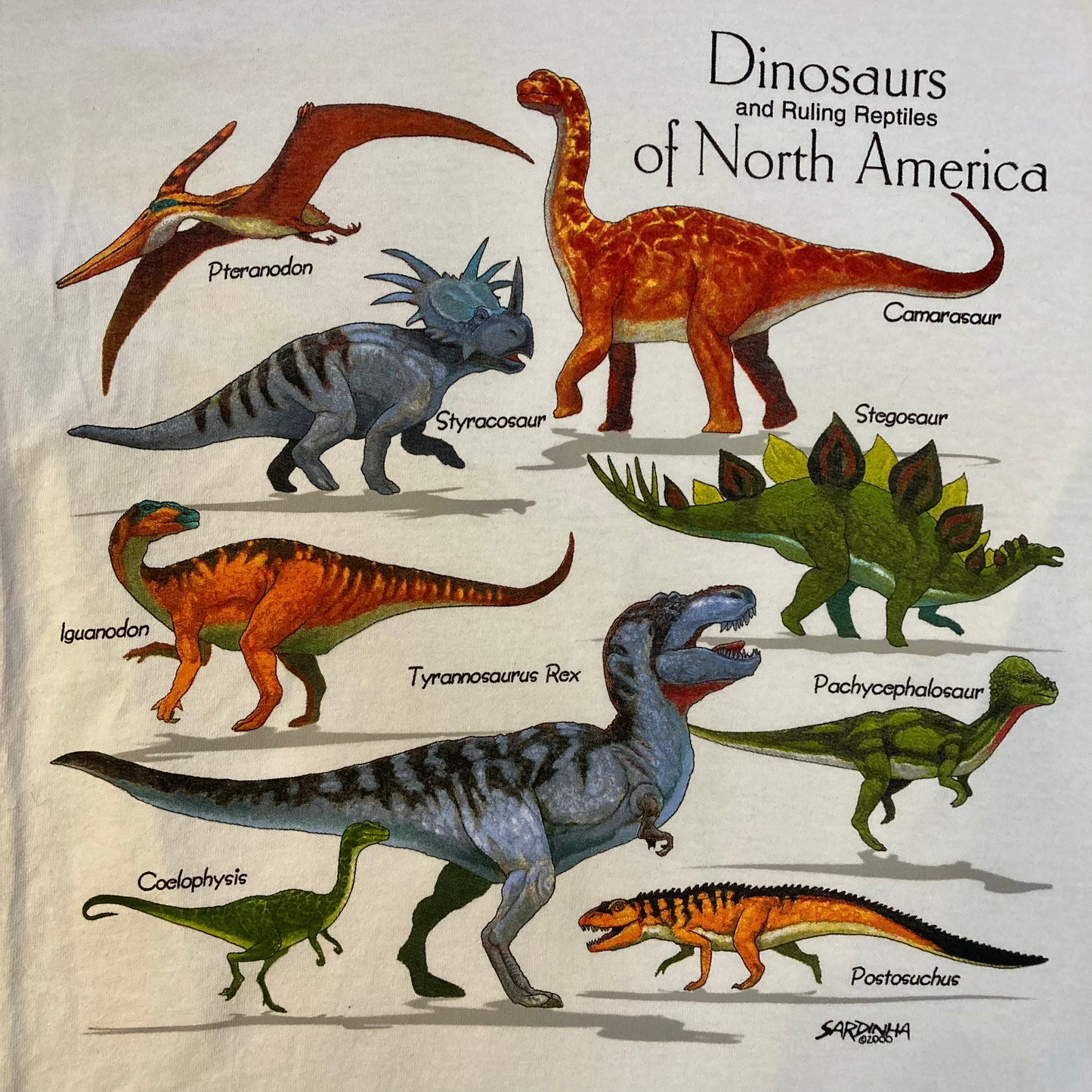 Dinosaurs of North America T-Shirt, Adult