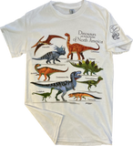 Dinosaurs of North America T-Shirt, Adult