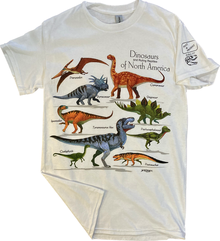 Dinosaurs of North America T-Shirt, Adult