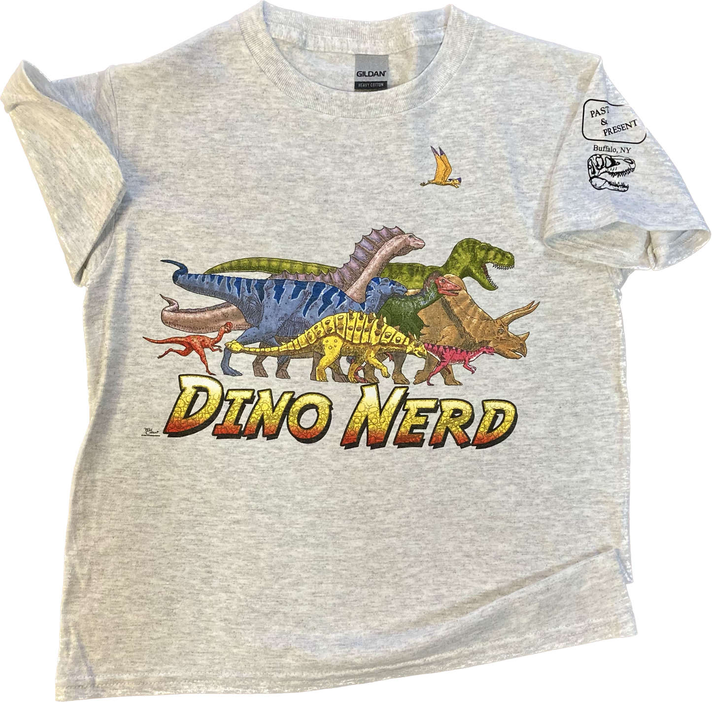 Dino Nerd T-Shirt, Youth