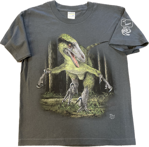 Feathered Velociraptor T-Shirt, Youth