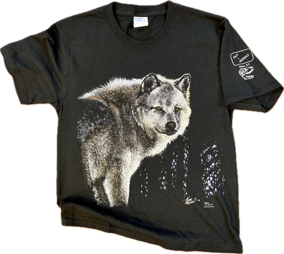 Wolf T-shirt, Youth – Past & Present Science and Nature Store