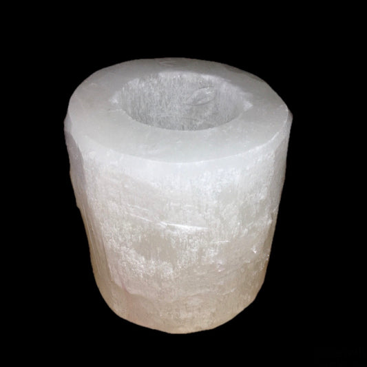 Selenite Candle