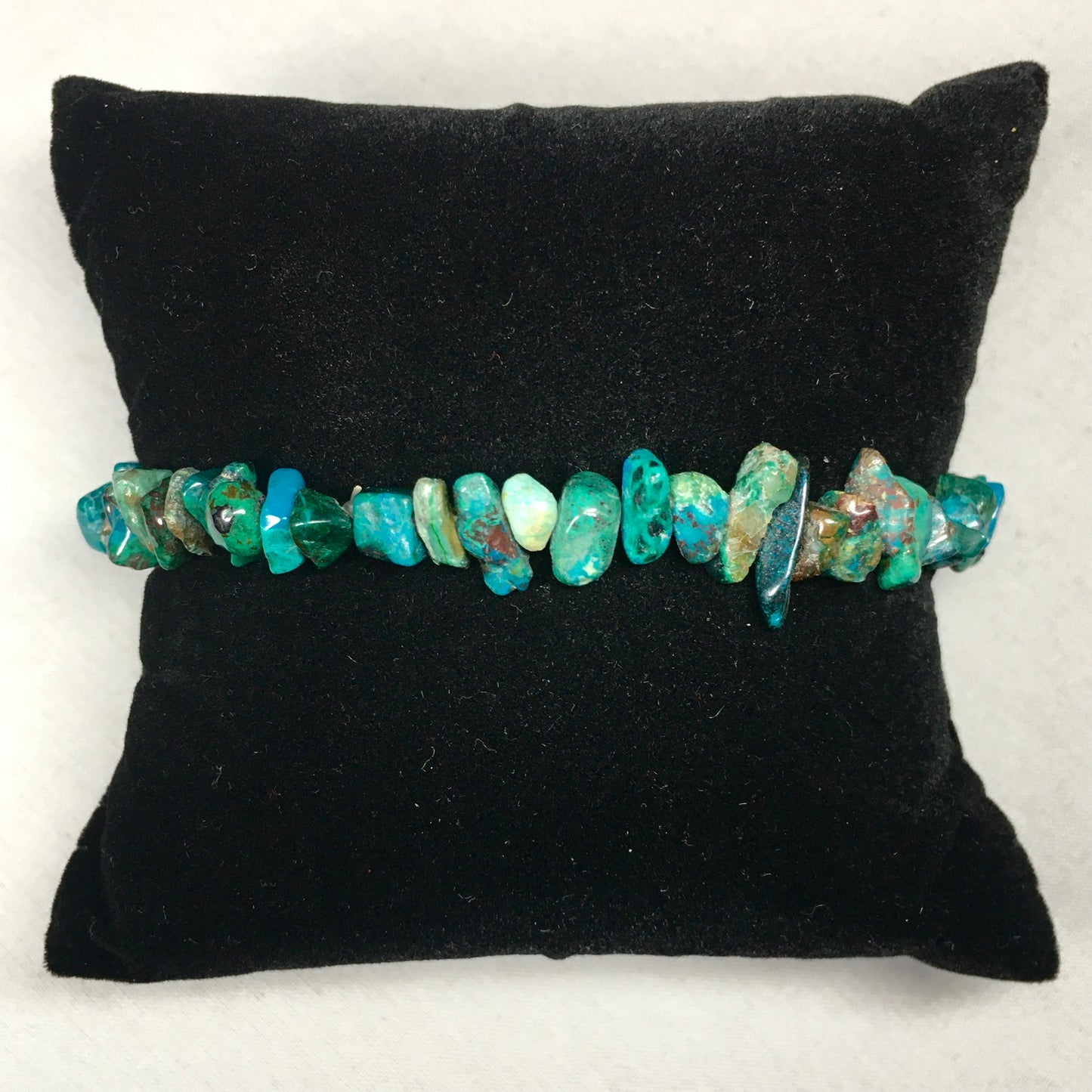 Crystal Chip Tumbled Stone Bracelet