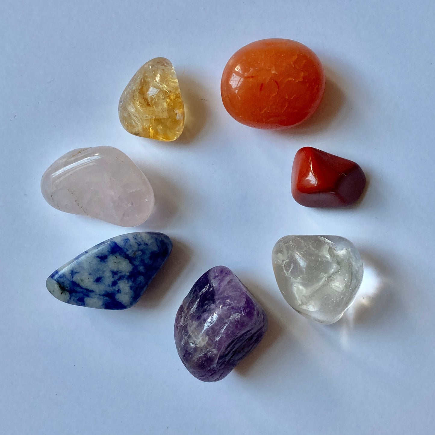 Seven Stone Chakra Set & Pouch