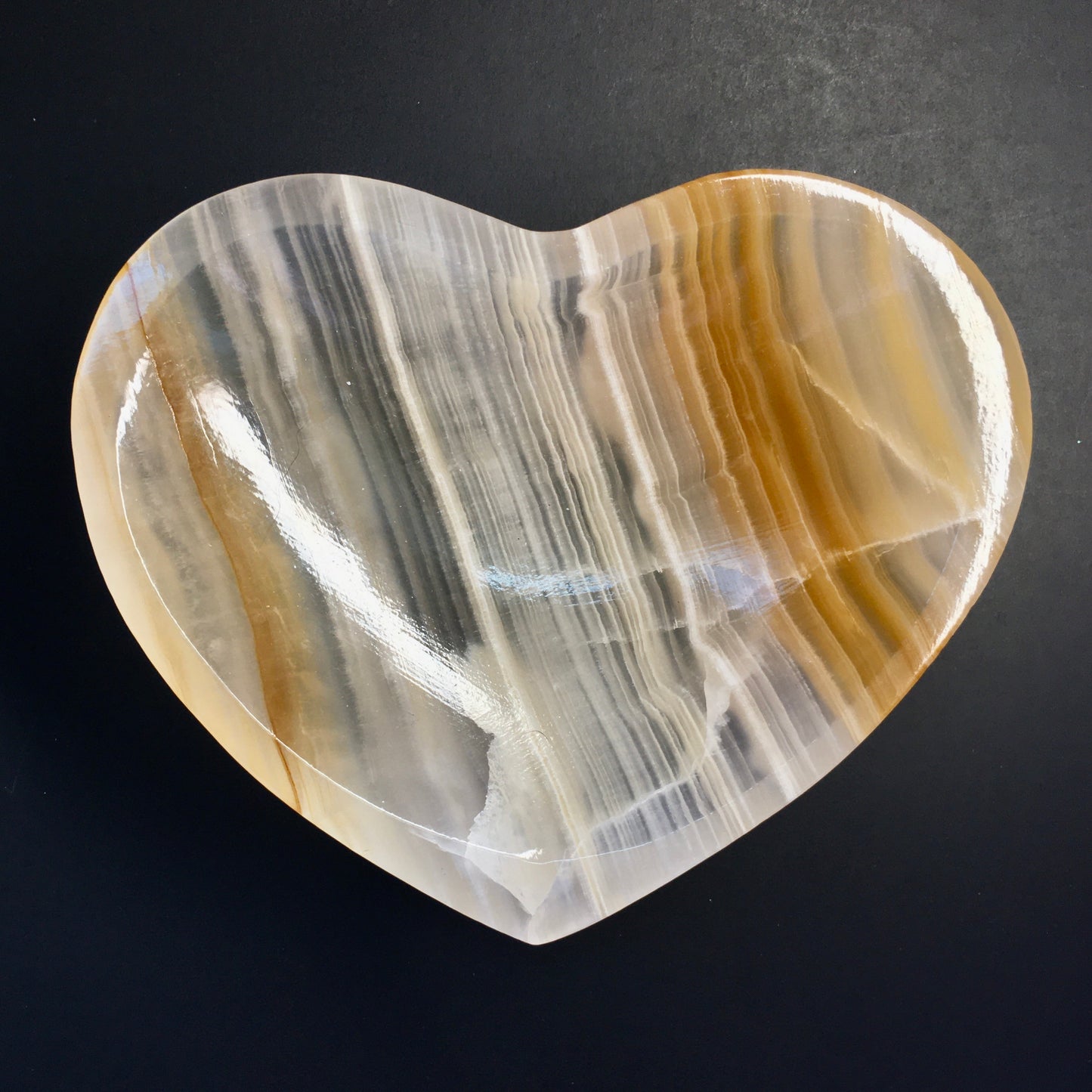 Onyx Heart Dish