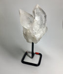 Clear Quartz Cluster on Stand