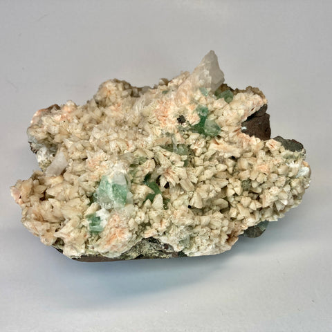 Apophyllite and Stilbite on Heulandite Cluster