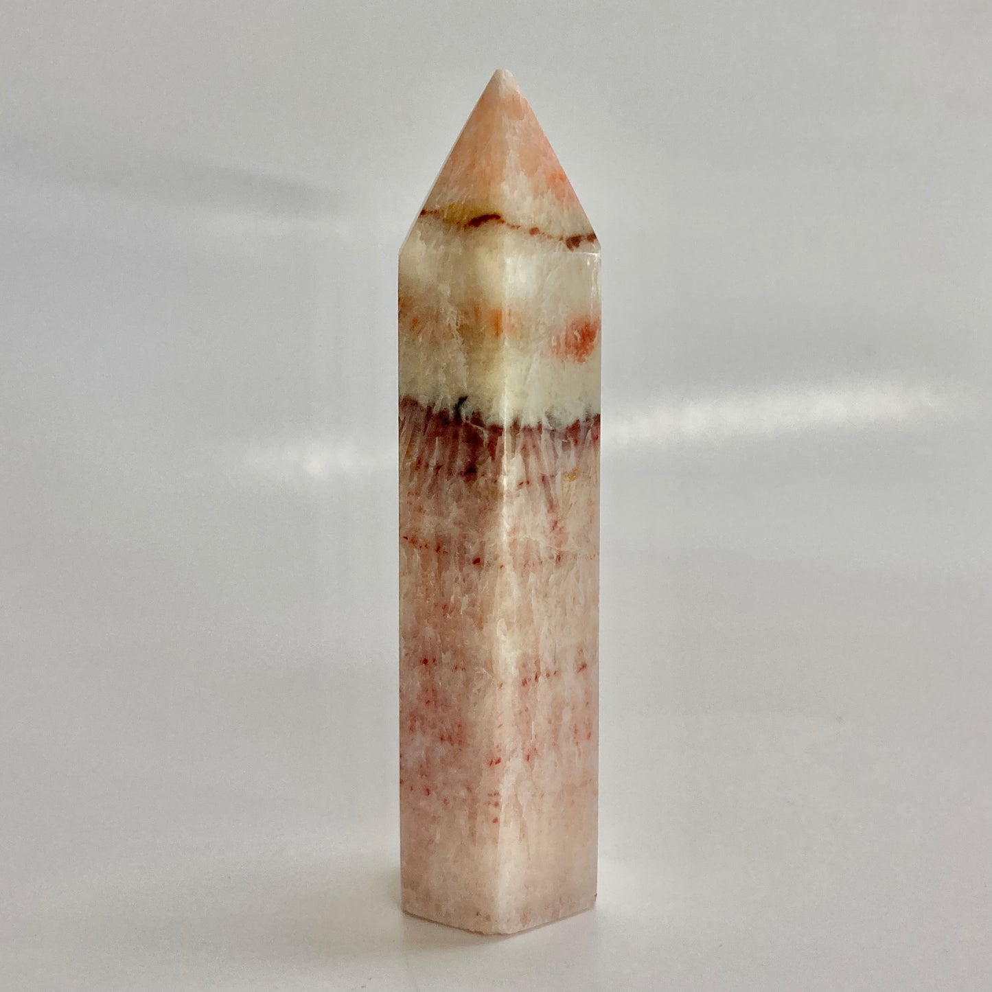 Red Calcite Tower