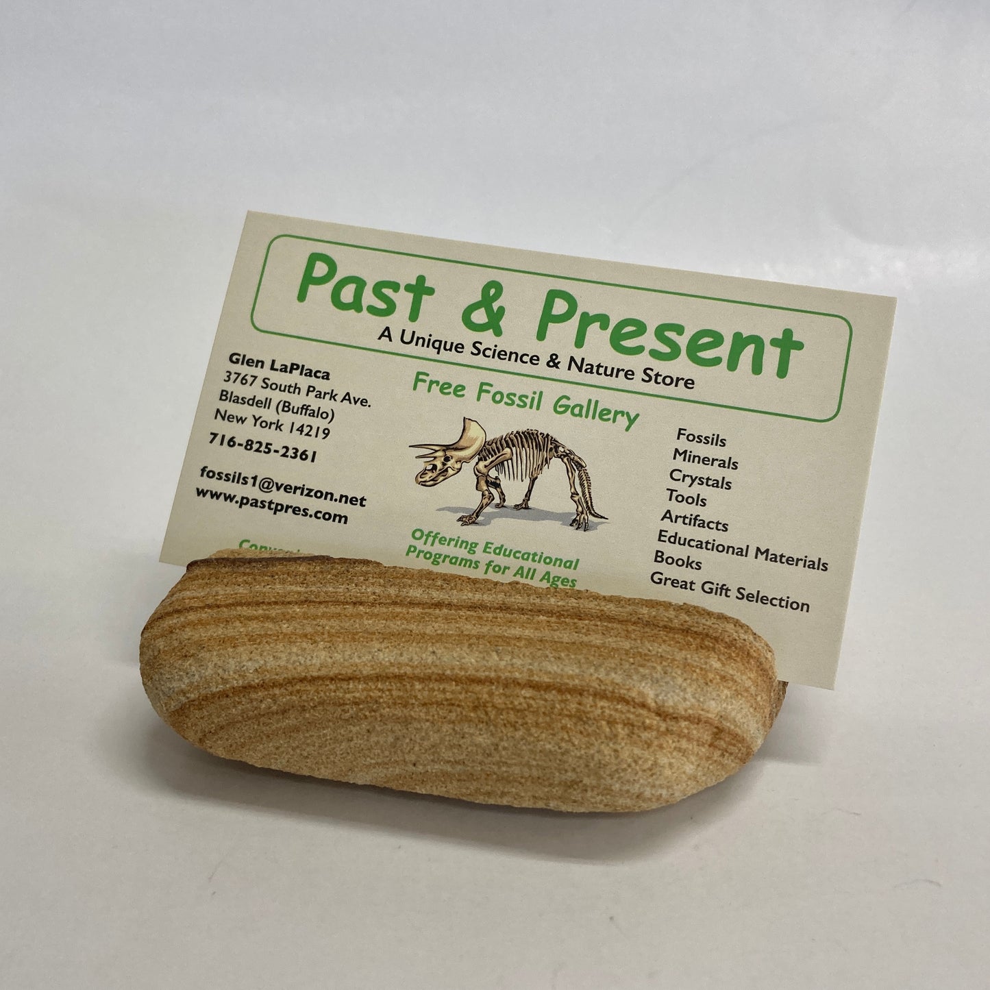 Sandstone Card Holder